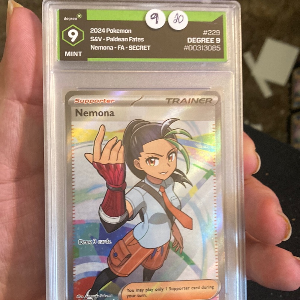 Graded  Pokémon card by degree grading